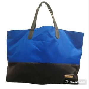 St. John Tote Bag Nylon Color Blue/Black